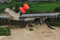 广东信宜一座在建桥梁暴雨中垮塌，镇政府：未造成人员伤亡
